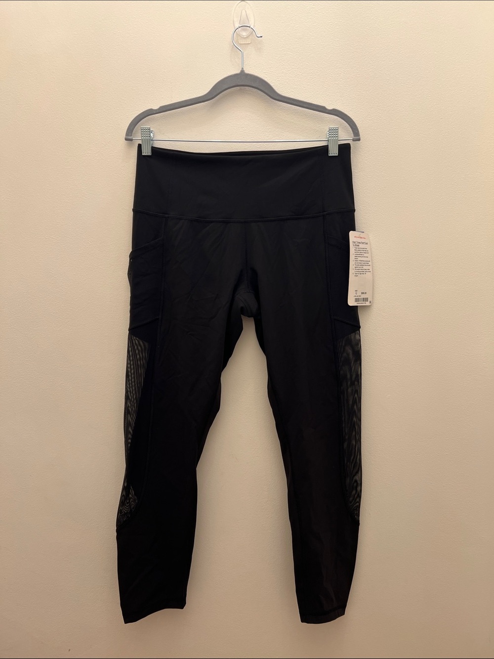 NWT lululemon athletica High Times Pant Cool To Street Size 12 in Black